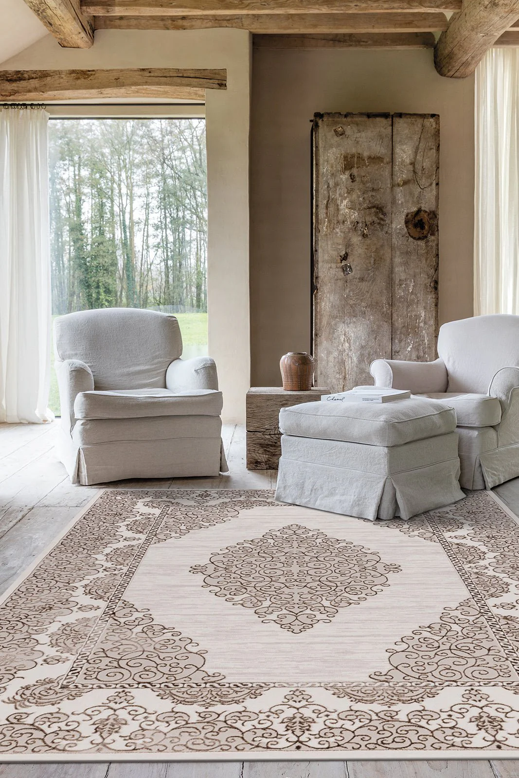 Ankara Medallion Creme/Koppar - Modern Matta - Image 5