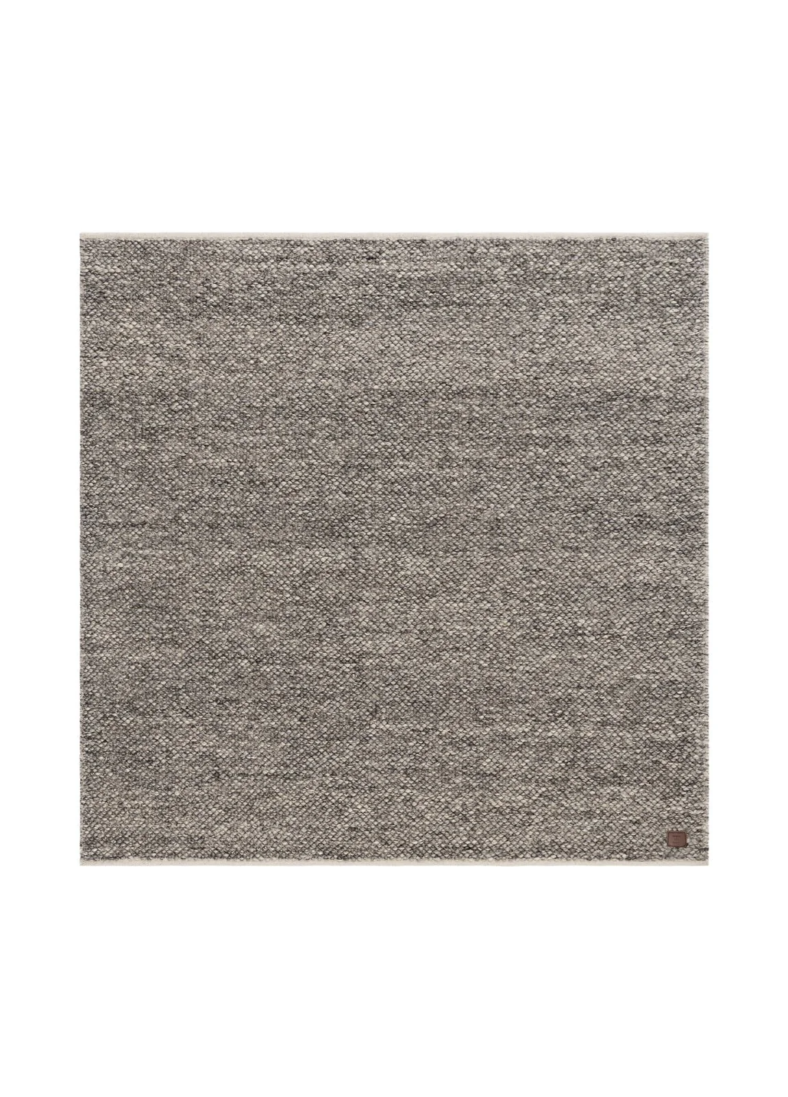 Bubble Taupe - Kvadratisk Ullmatta