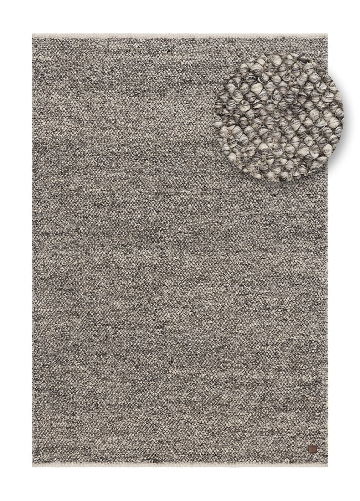 Bubble Taupe - Kvadratisk Ullmatta - Image 8