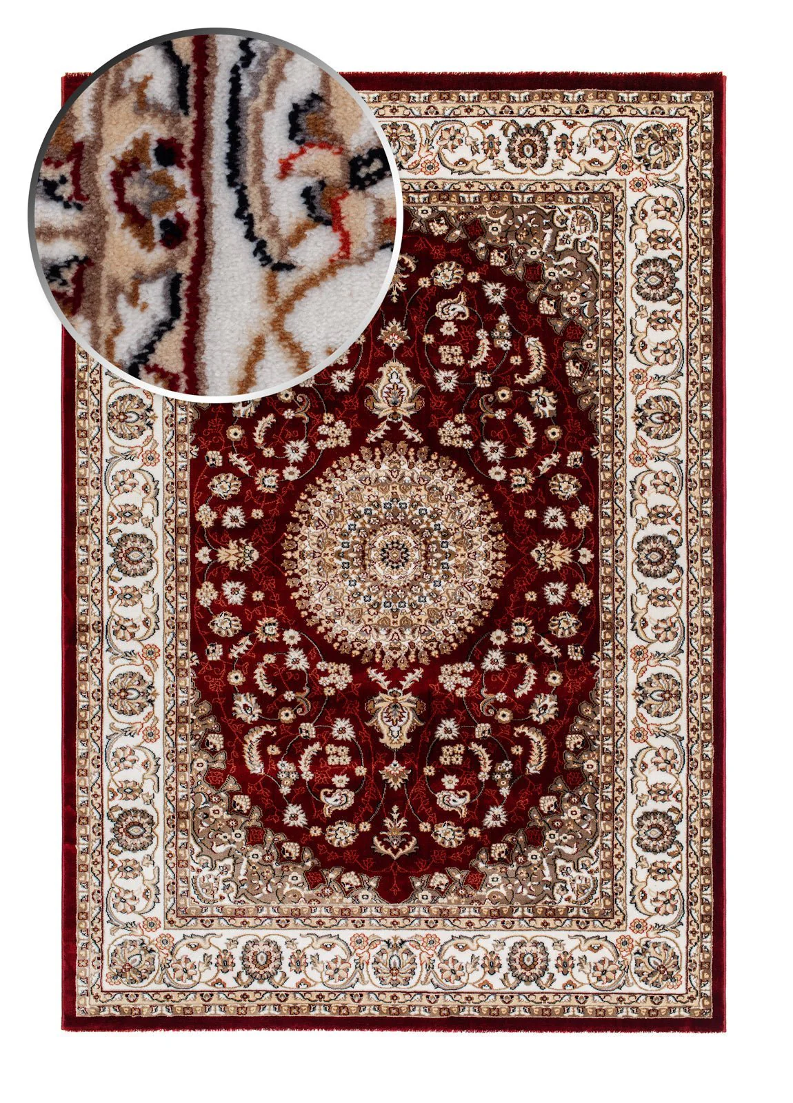 Dubai Medallion Röd - Oval Matta - Image 6