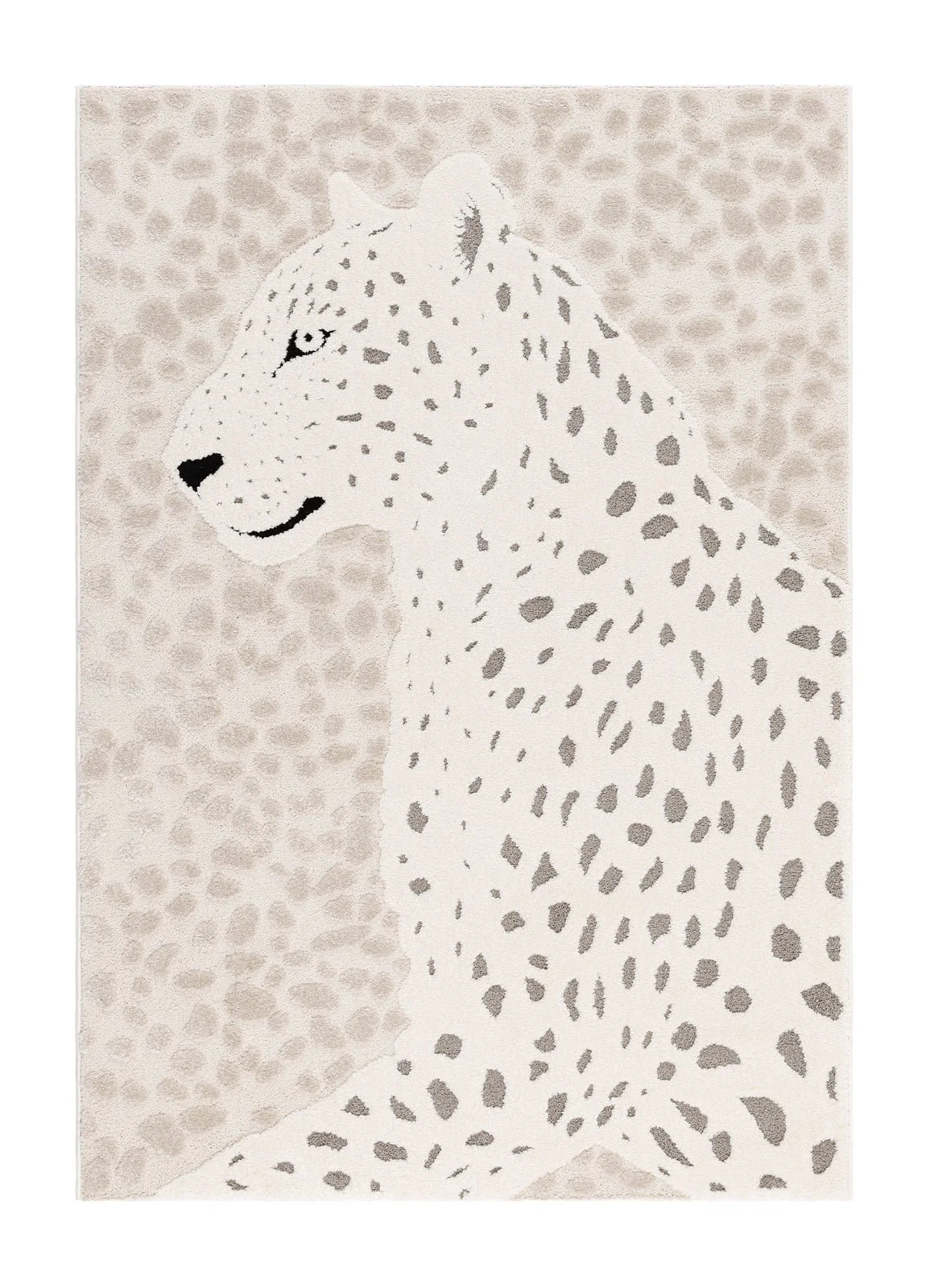 Genova Leopard Creme - Barnmatta