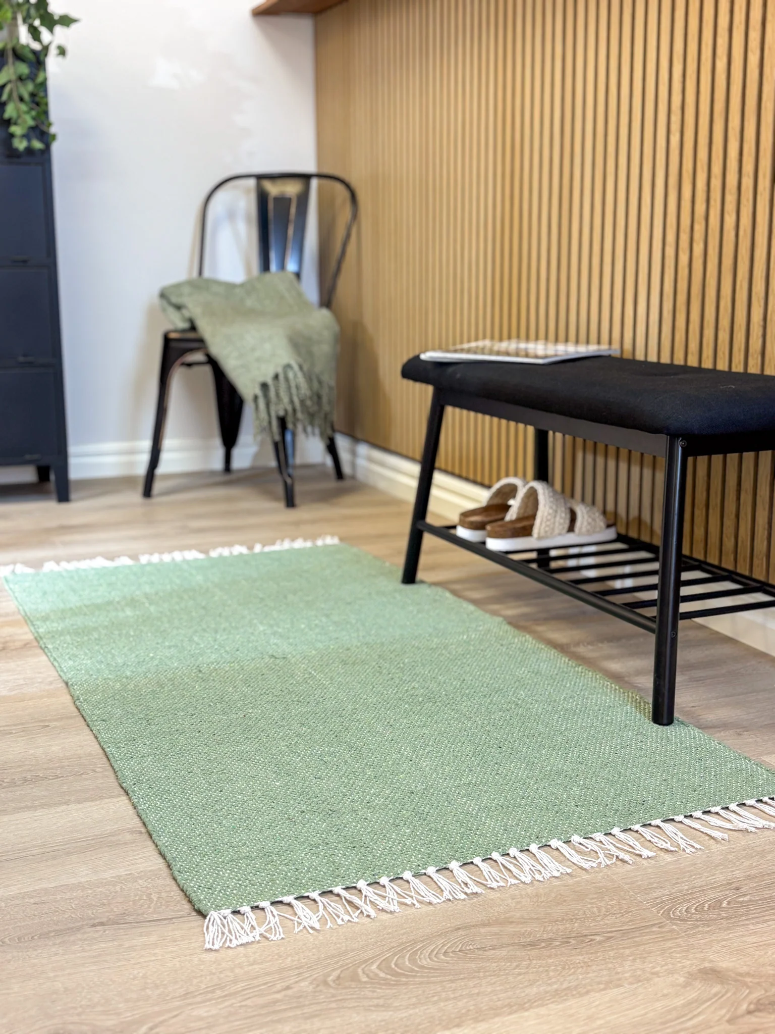 Line Grön - HandvÀvd GÄngmatta - Image 2