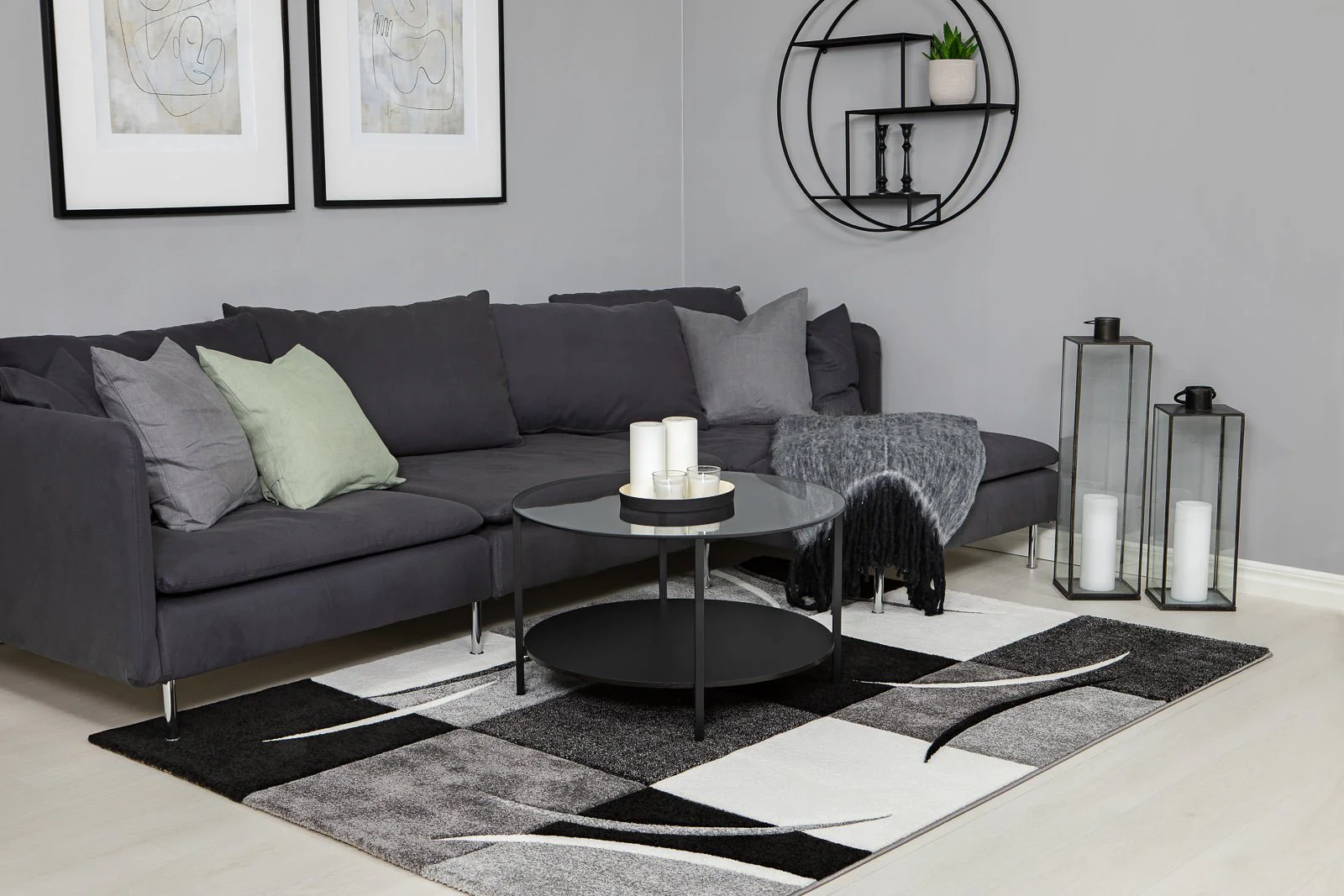 London Patch Svart - Modern Matta - Image 5