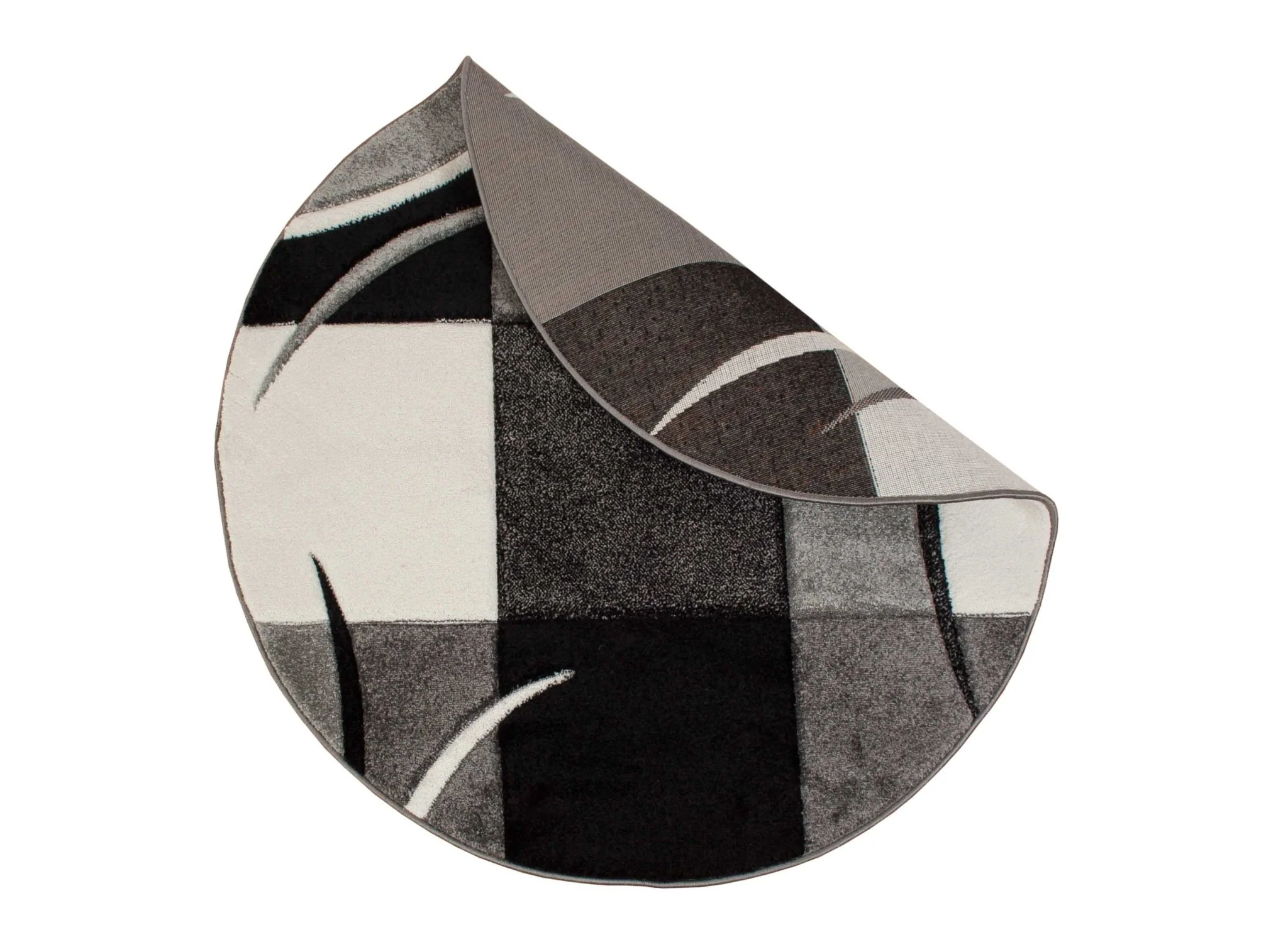 London Patch Svart - Rund Matta - Image 3