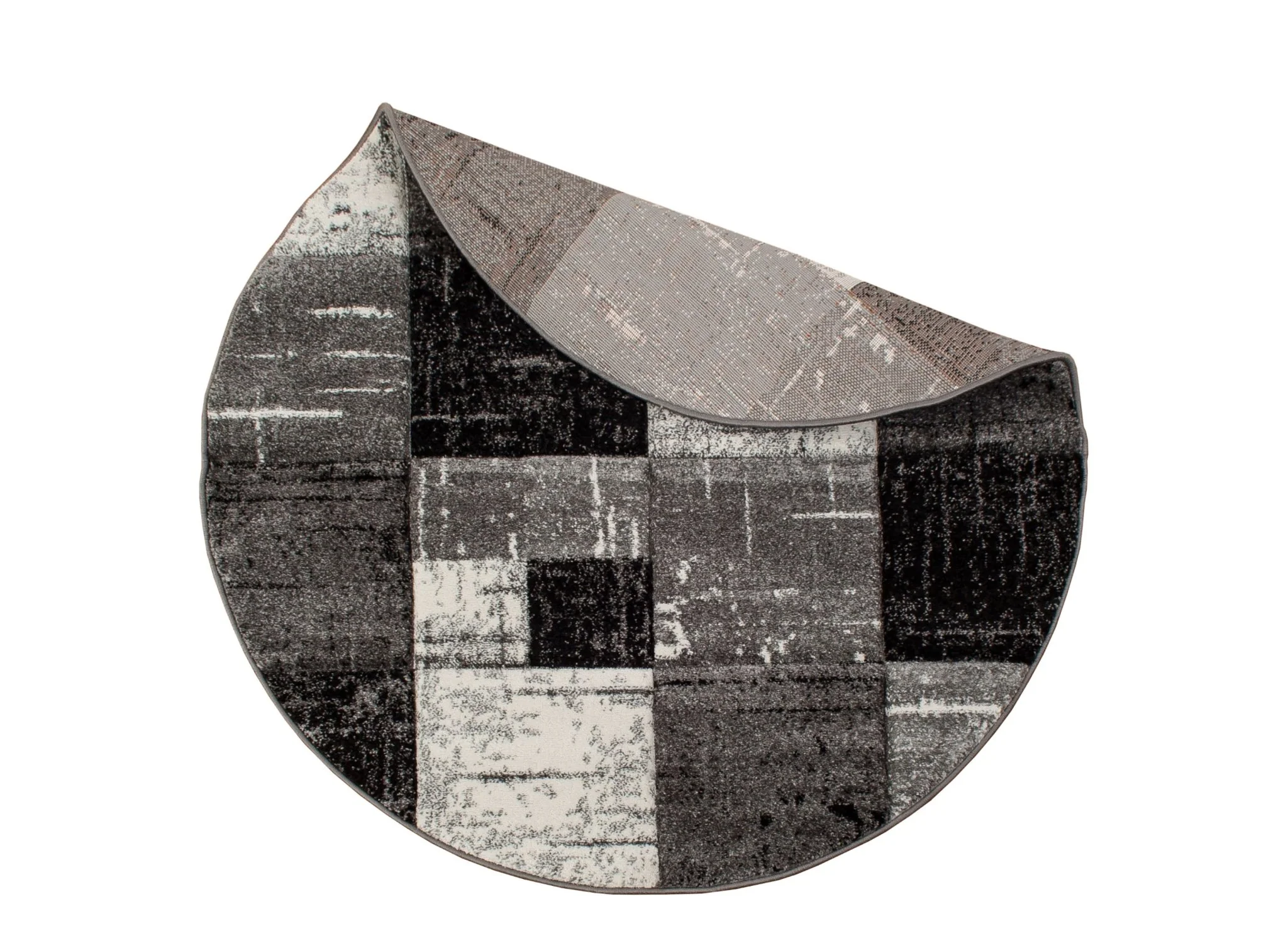 London Square Svart - Rund Matta - Image 3