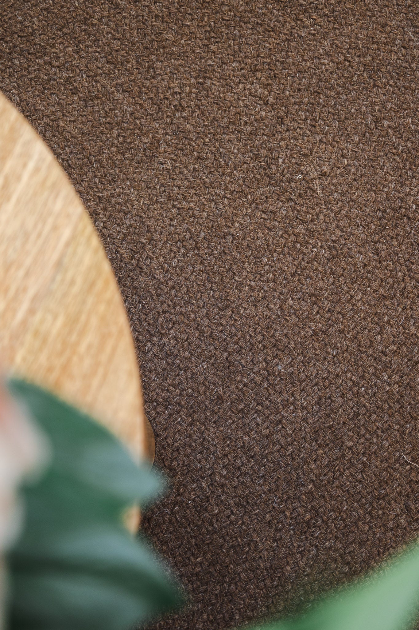Merino Choklad - Rund Ullmatta - Image 3