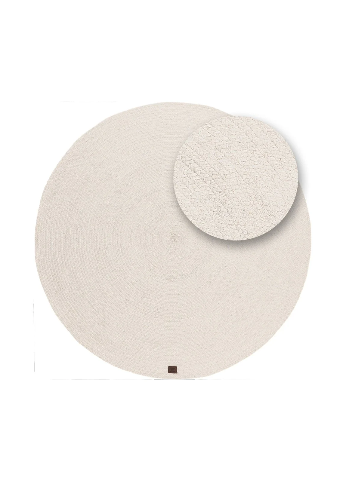 Merino Creme - Rund Ullmatta