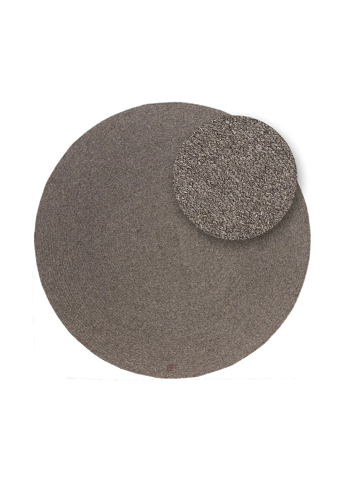 Merino Taupe - Rund Ullmatta