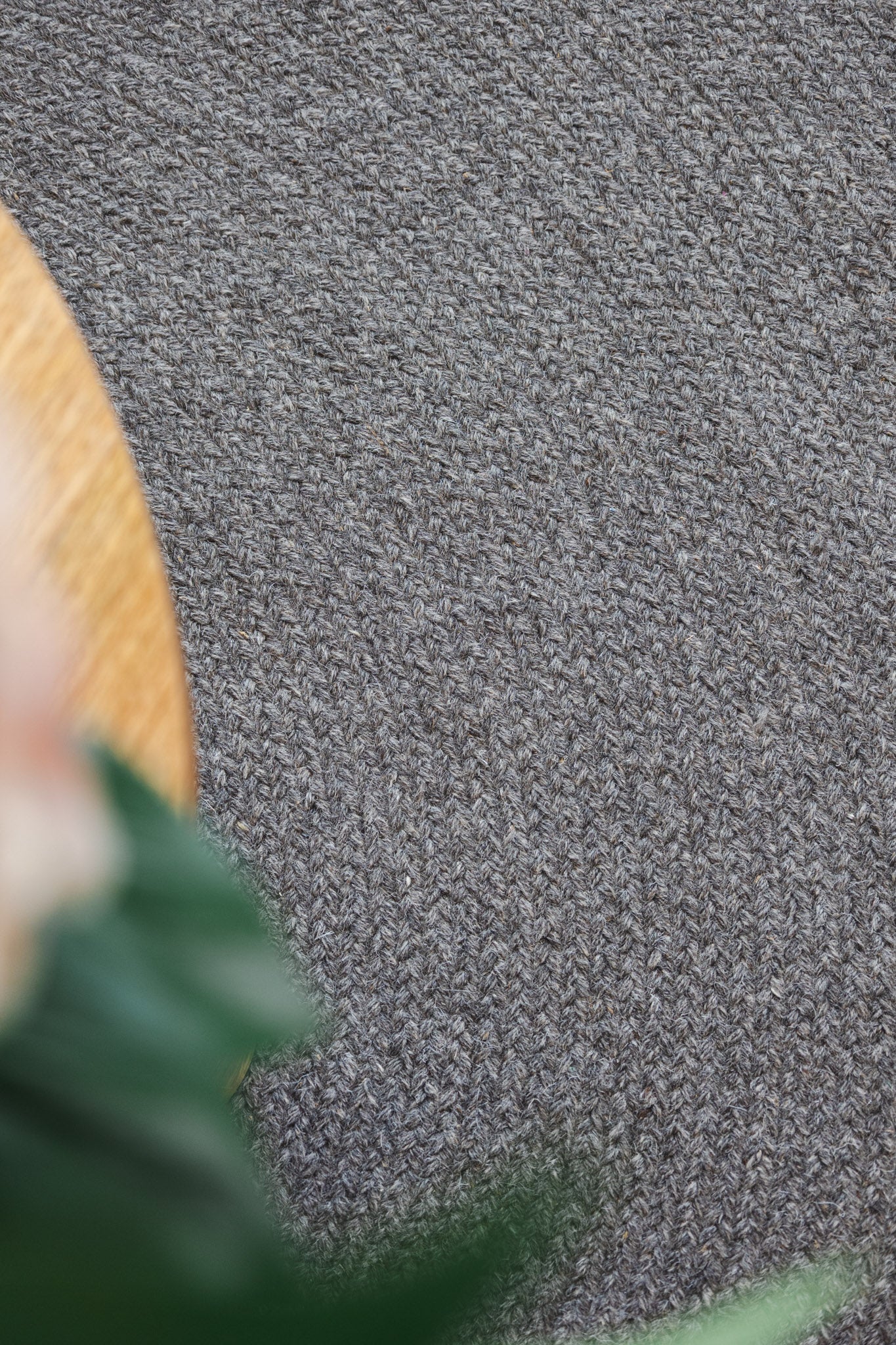 Merino Taupe - Rund Ullmatta - Image 3