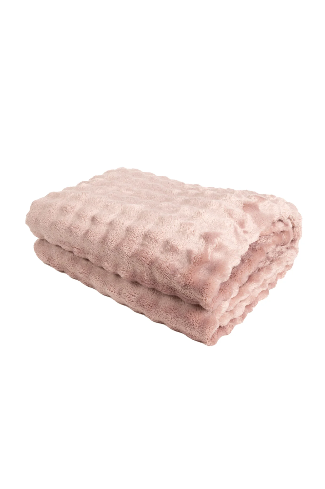 Pläd Pom Pom Gammelrosa - Pläd med lekfull struktur - Image 3