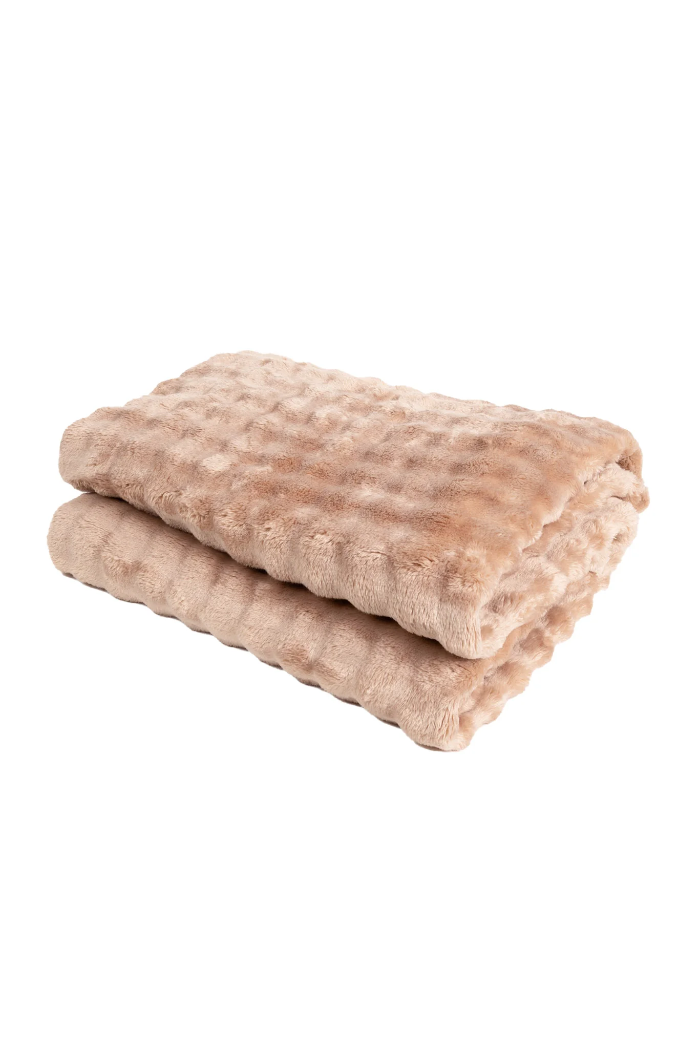 Pläd Pom Pom Karamell - Pläd med lekfull struktur - Image 3