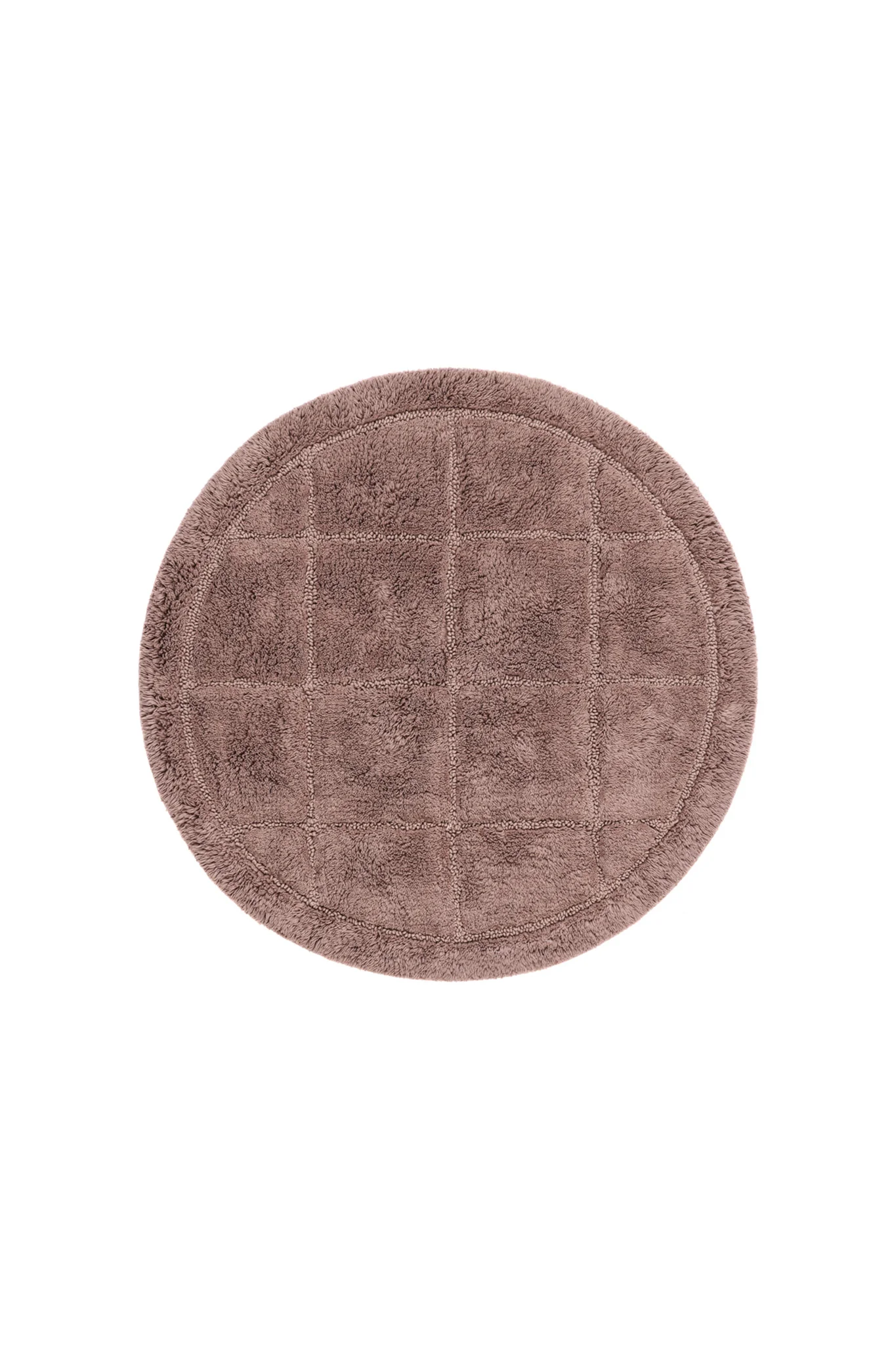 Square Gammelrosa Rund - Badrumsmatta