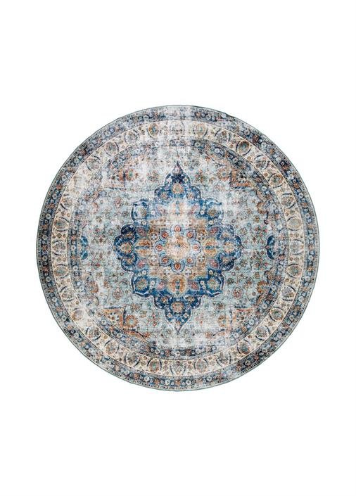 Tarfaya Medallion Multi - TvÀttbar Matta - Image 8