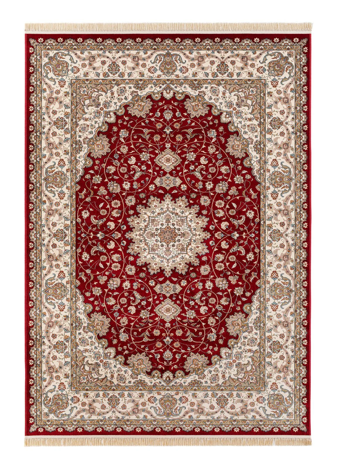 Teheran Medallion Röd - Tvättbar Gångmatta - Image 7