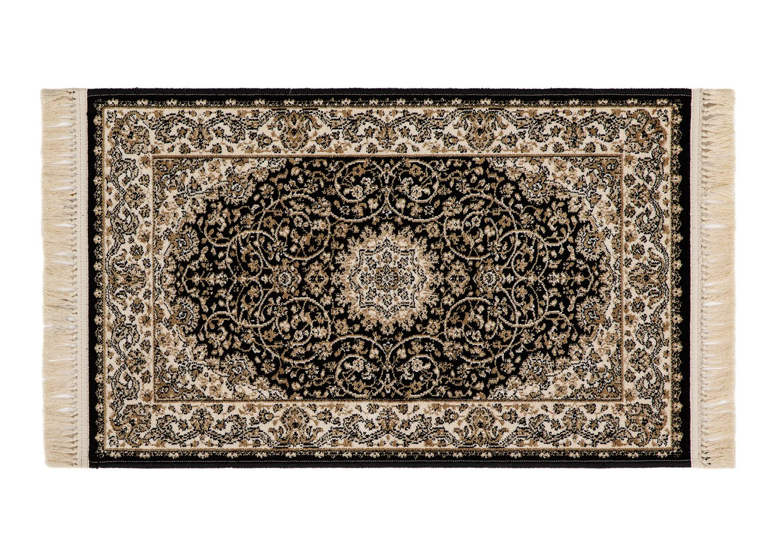 Teheran Medallion Svart - TvÀttbar matta - Viskoslook - Image 6