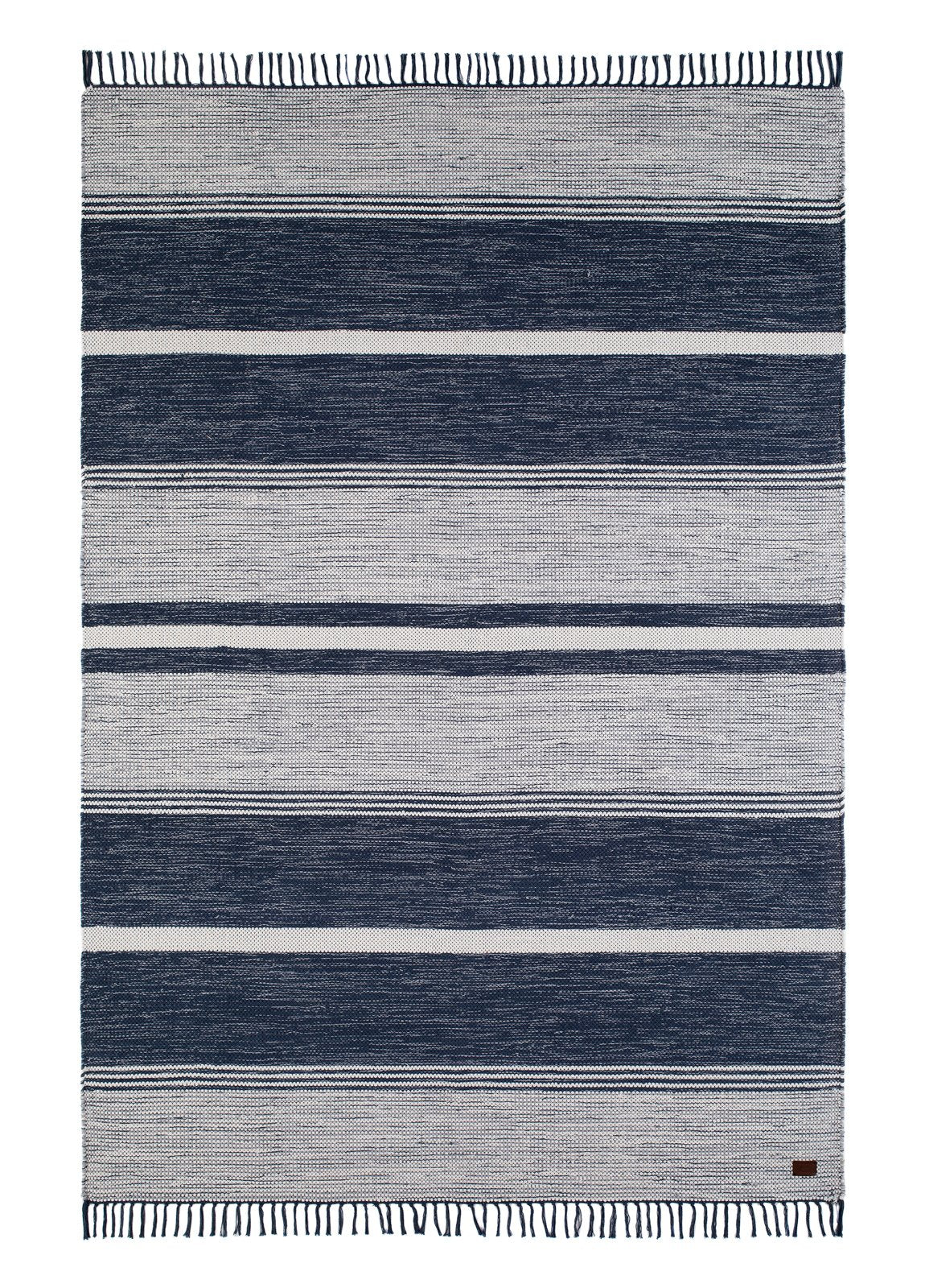 Vindö Denimblå - Handvävd Gångmatta - Image 5