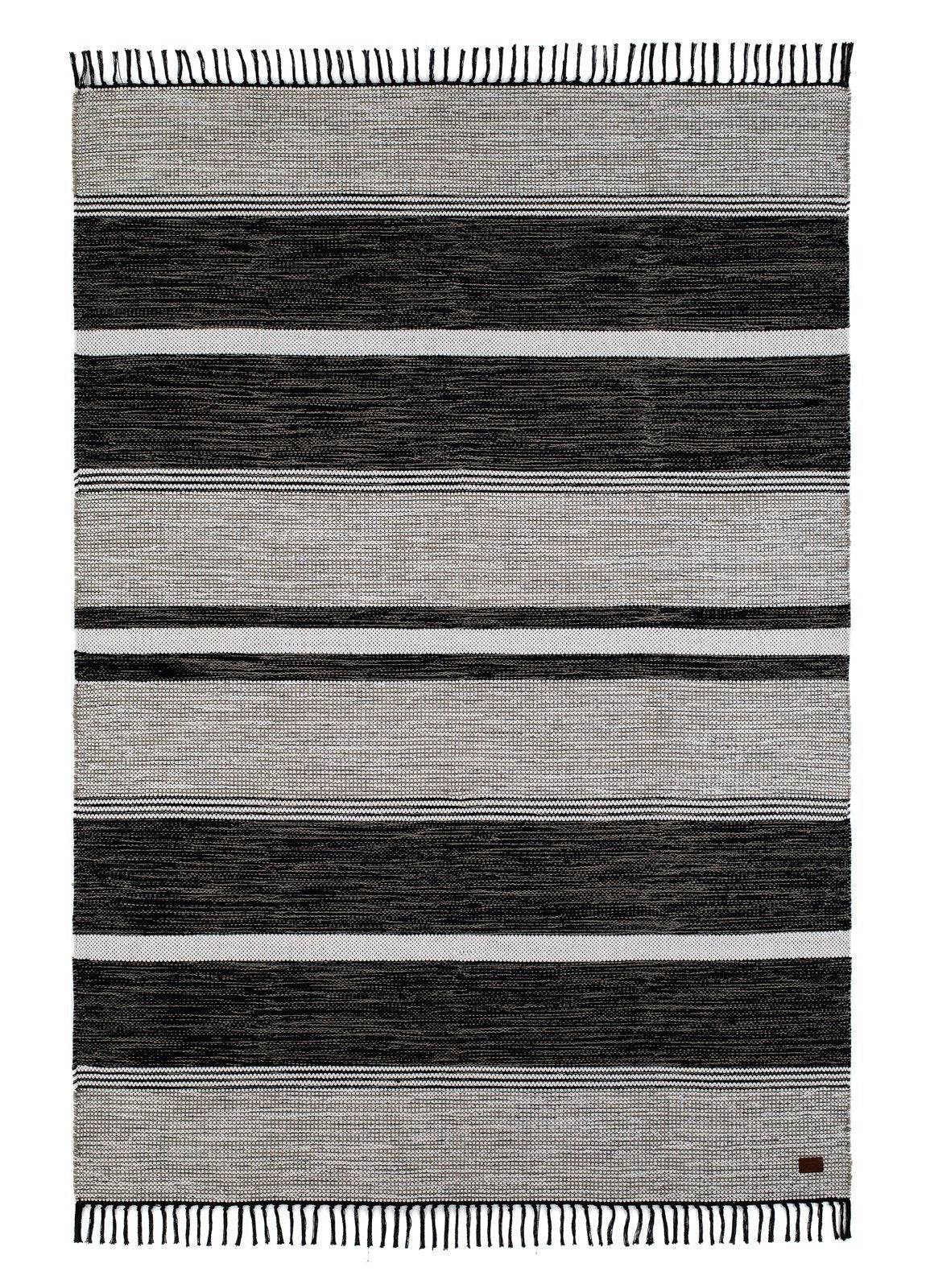 Vindö Svart - Handvävd Gångmatta - Image 5